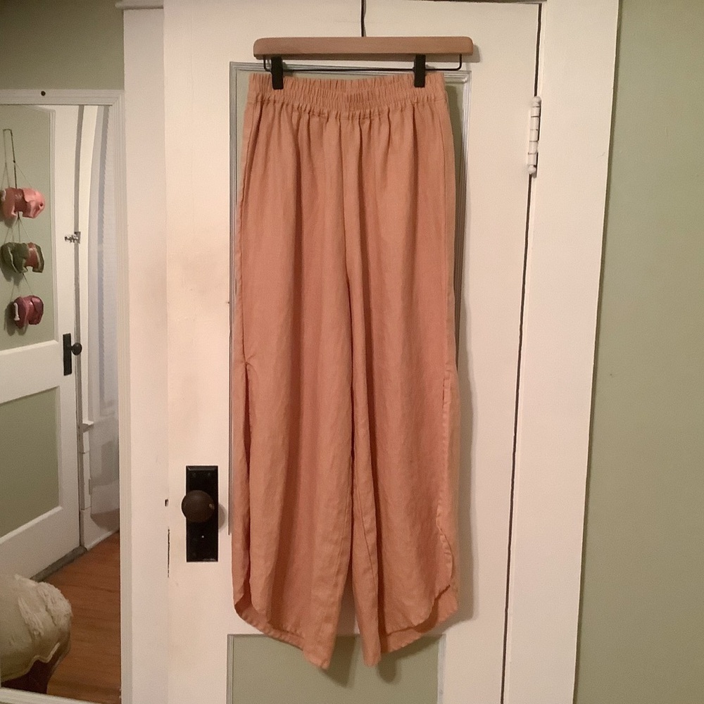 Opia Enki Palazzo Pants ~ Mustard - Picture 5 of 5